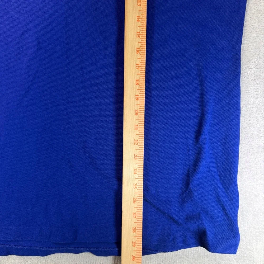 Polo Ralph Lauren Mens XL Classic Fit Royal Blue Short Sleeve Pique Polo Shirt